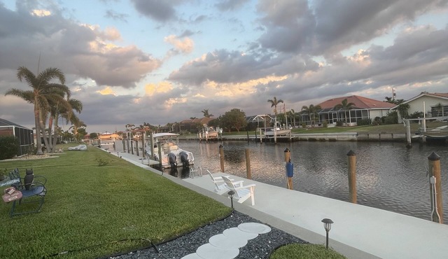 Punta Gorda Isles Jewel with 45ft dock,just4minutes from Fishville and downtown.