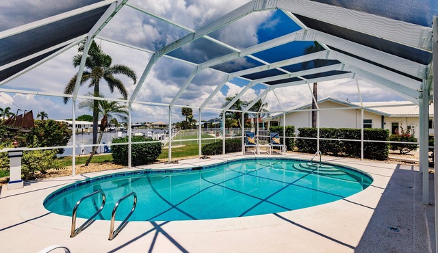 Punta Gorda Isles waterfront pool home