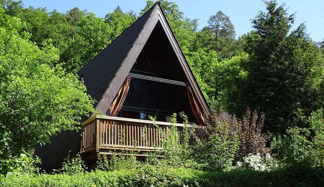 Pure nature: bright comfort house between bathing lake and forest, with a sunny XXL loggia in Kinding