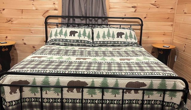 Quaint 1-bedroom cabin with AC and heat in charming Brushton unit #6