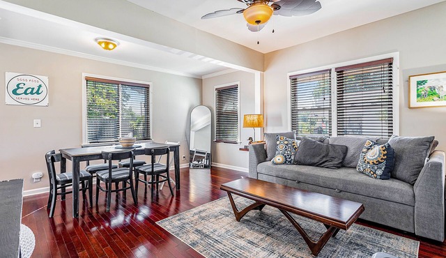 Quaint, budget-friendly home walking distance to town with grill - dog-friendly