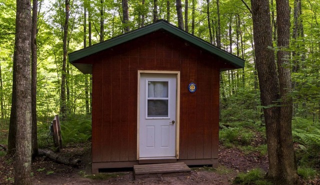 Quaint Cabin Surrounded by Nature for a Peaceful Retreat in White Lake, Wisconsin