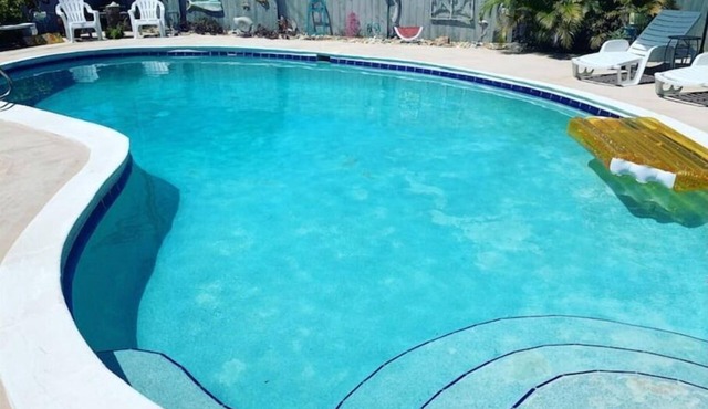 Quaint Coastal Pool Home Oasis Florida Space Coast, by Beach&Space Coast Stadium