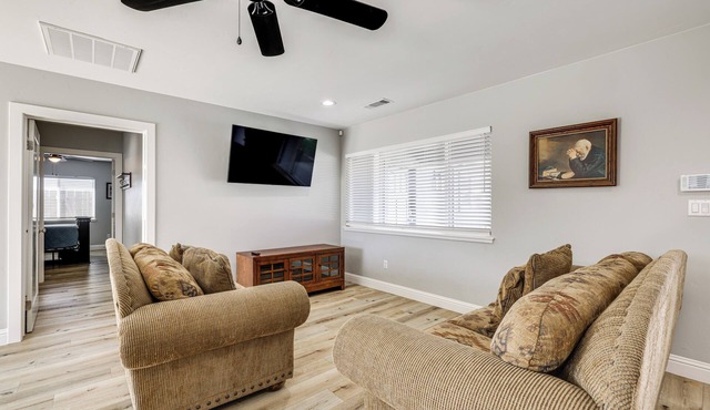 Quaint Hughson Vacation Rental, Walk to Downtown!