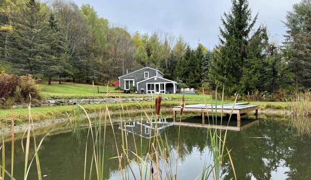 Quaint lodge set on a tranquil wooded lot in Ellicottville
