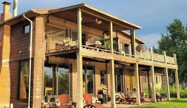 Quaint peaceful waterfront cabin #1, two bedroom
