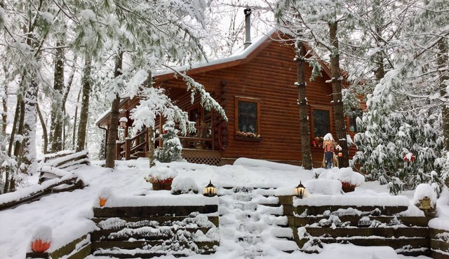 Quaint, Private log cabin mountain top retreat