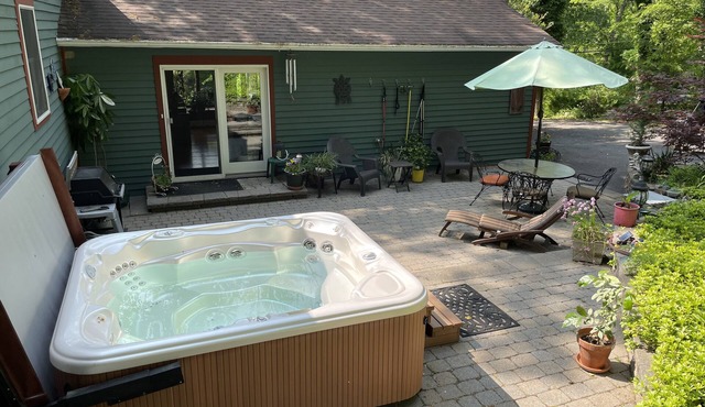 Quaint stone ranch home on trout stream 1 hr.15 min. from N.Y.C -Pet friendly