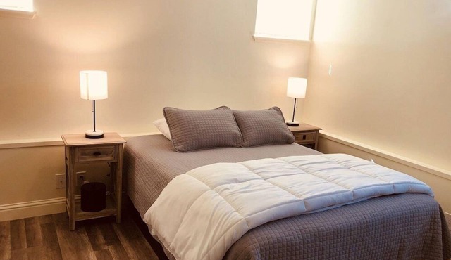 Queen Bed with Bunk bed