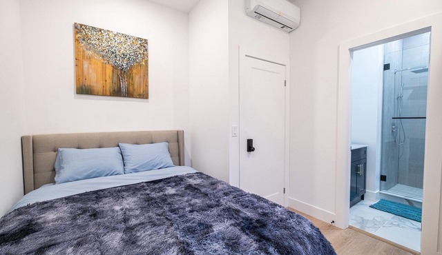 Queen Suite with Private Bathroom fully furnished, centrally located