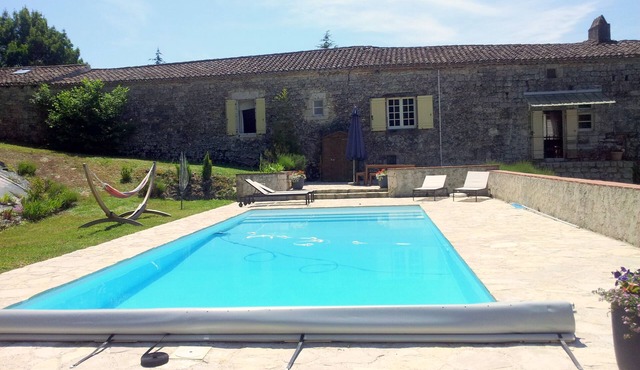 Quercy stone house with private pool