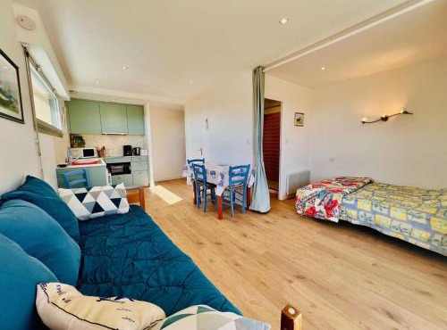 Quiberon : Studio calme 4 pers, proche plage, Parking, Animaux ok - FR-1-478-145