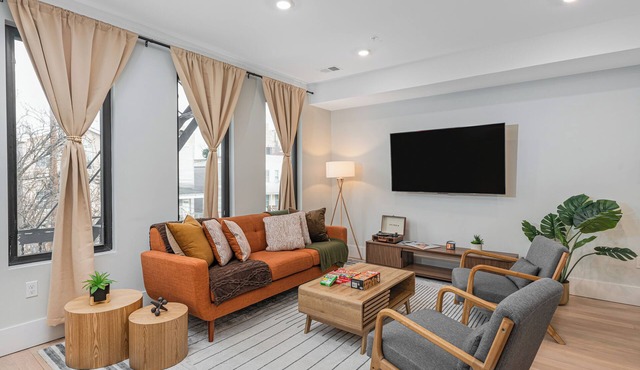 Quick PATH access-NYC Metlife Traveler’s 3BR Designer Home Spacious