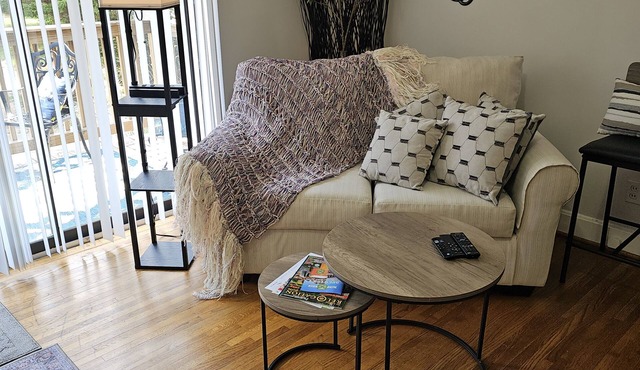 Quiet 1-bedroom apartment 5 miles to Greenville or Greer SC. City/country combo