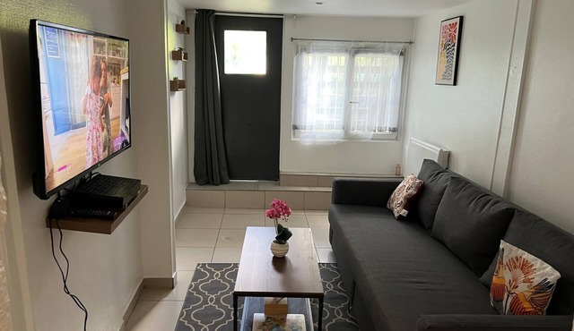 Quiet 2-room apartment near Paris, independent entrance