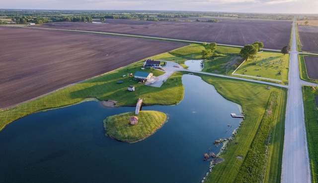 Quiet 3 bedroom house on 11 acres with 3 acre fully stocked private pond.