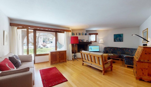 Quiet 3-room apartment on the ground floor, ca.