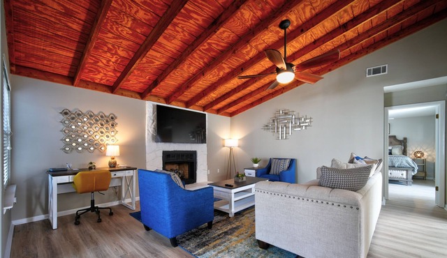 Quiet and cozy home with in-ground pool close to shopping.