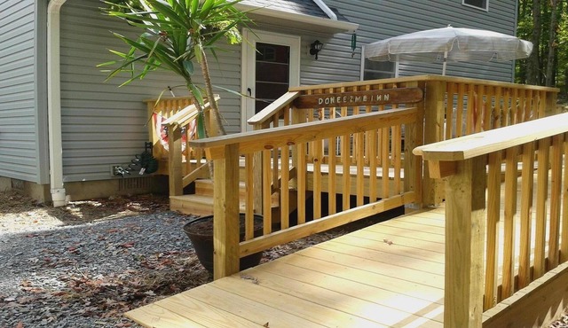 Quiet and handicapped friendly place.