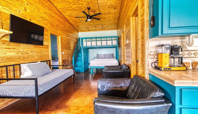 Quiet and relaxing cabin - BEAUTIFUL FRIO RIVER FRONTAGE on 26 ACRES