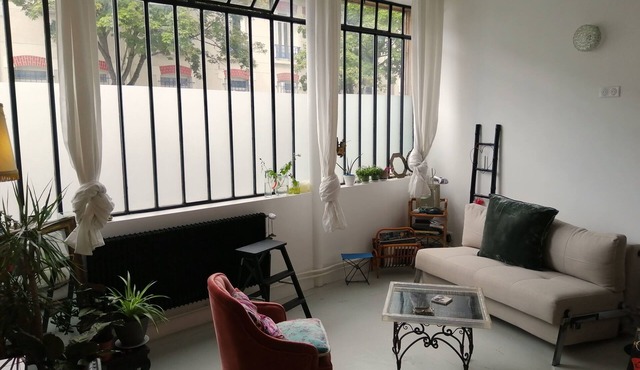 Quiet and spacious 90 m² loft in Bagnolet