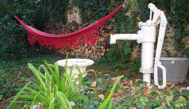 Quiet apartment in the city center with very large garden with trees