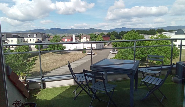 Quiet apartment overlooking the Vosges mountains