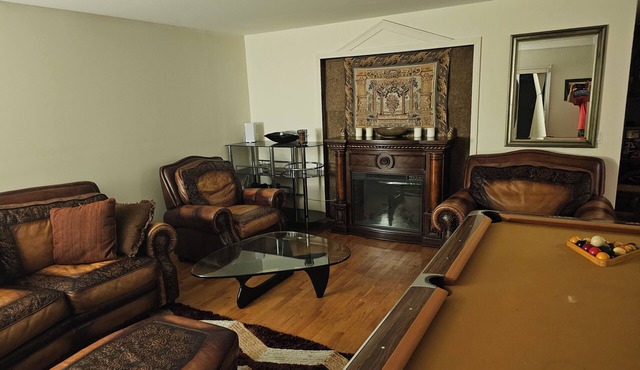 Quiet apartment with balcony parking walking distance to church and cross county