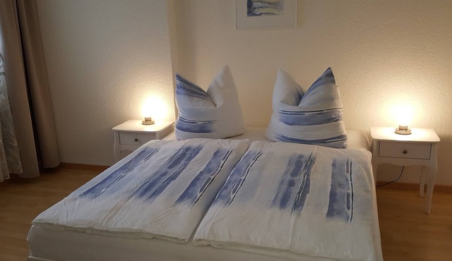 Quiet apartment with garden terrace and views of the Swiss Alps