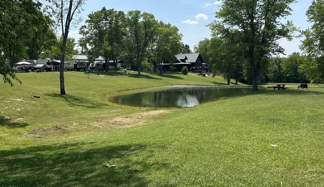 Quiet Campground located in the heart of Burr Oak State Park