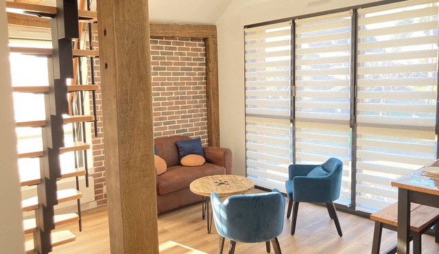 Quiet, comfortable renovated barn between Rennes and Saint Malo.