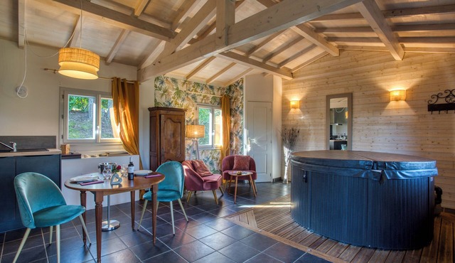 Quiet cottage with private indoor spa near Sarlat