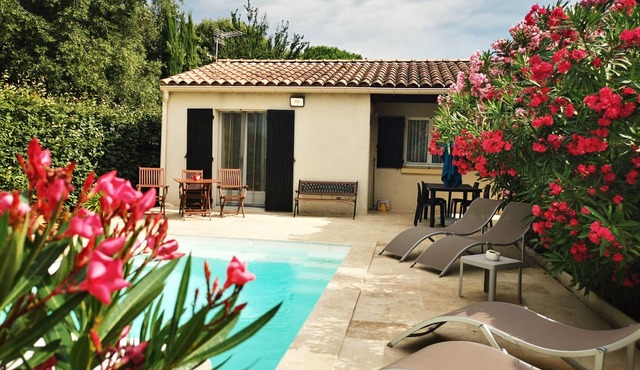 Quiet cottage with heated pool