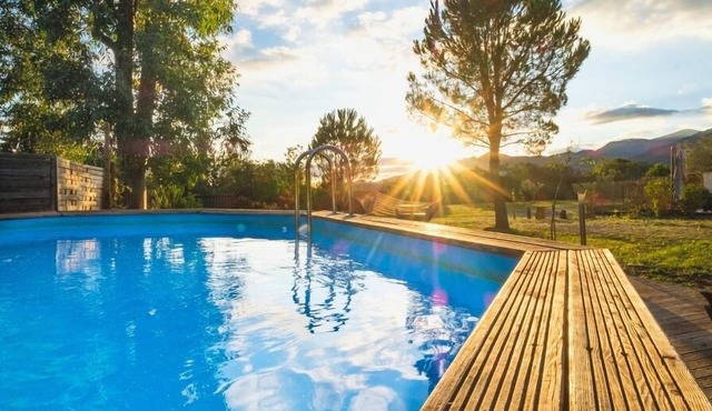 Quiet seaside cottage with view of the Alberes Domaine Pedra Llampada