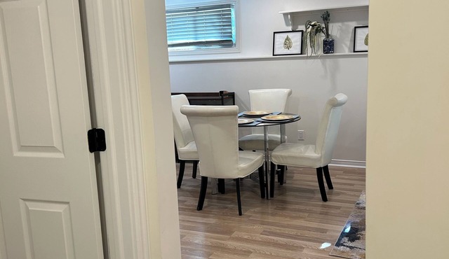 Quiet, friendly neighbourhood with nearby parks.