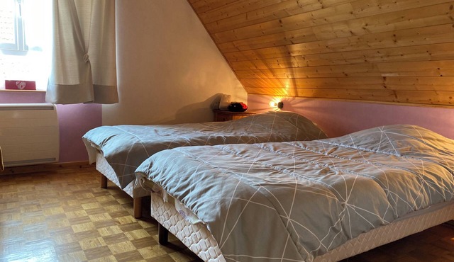 Quiet guest rooms with views of the surrounding mountains