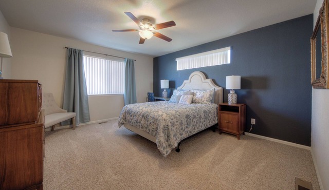 Quiet home with a view and AC!