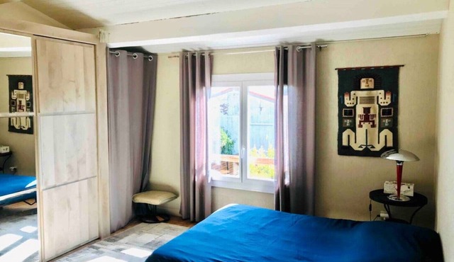 Quiet house 3 bedrooms + mezzanine with swimming pool at the gates of Pic Saint-Loup