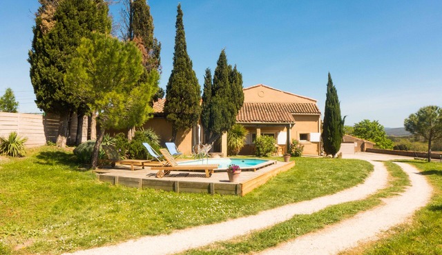 Quiet house classified 3* with private pool and air conditionning near Limoux