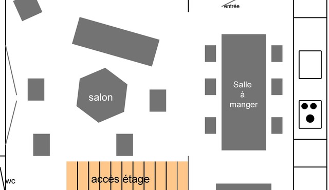 quiet house on the banks of the Dordogne near Saint Emilion