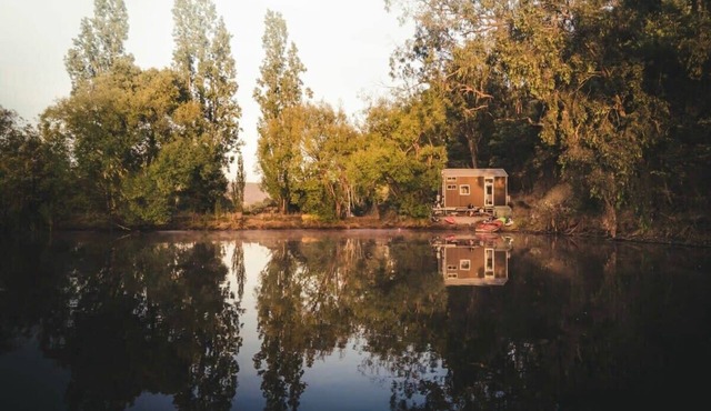 Quiet Lake House In Winery by Tiny Away