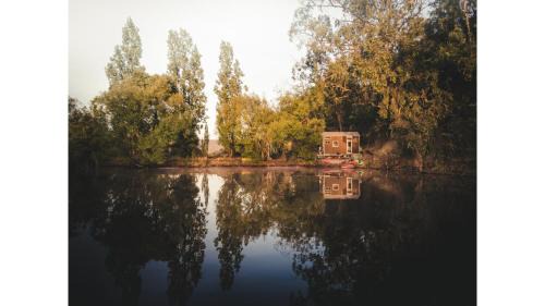 Quiet Lake House In Winery by Tiny Away