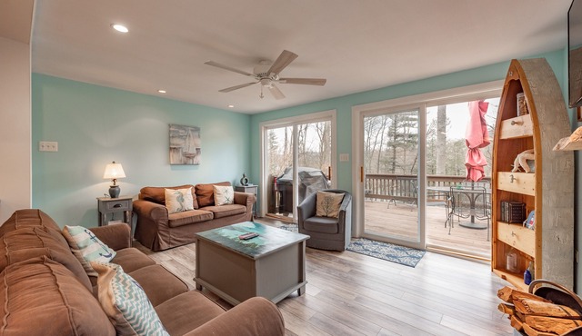 Quiet Lakefront w/Deck, Dock & Fire Pit