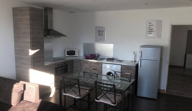 Quiet mountain apartment close to ski and seaside resorts