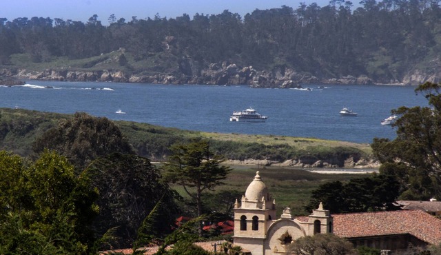 Quiet Ocean View Villa, Carmel, CA. short walk to town, the beach, the mission.