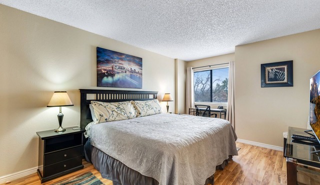 Quiet, pet-friendly DTC Retreat with Workspace