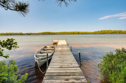 Quiet Presque Isle Home with Grill Families Welcome