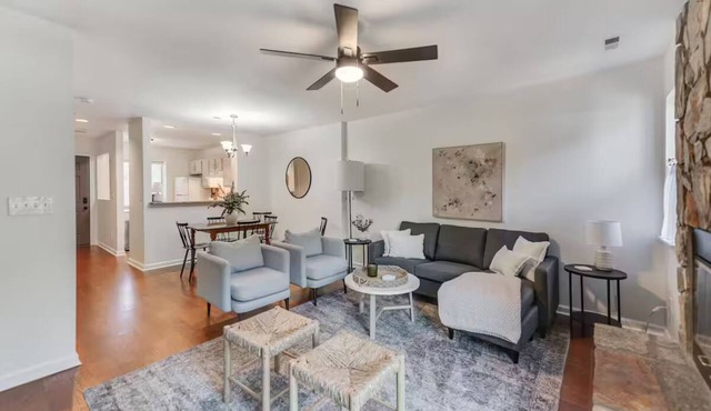 Quiet retreat, 2-bedroom 2.5 bath townhome with private golf course views