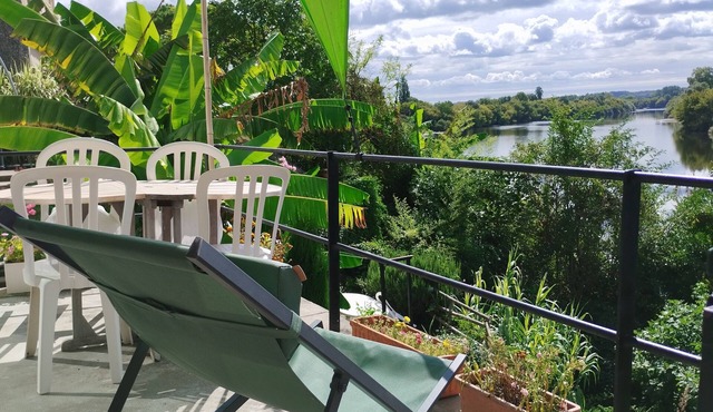 Quiet, riverside village house