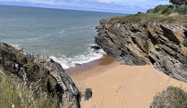 Quiet seafront villa: 2-minute walk to the beach via private access